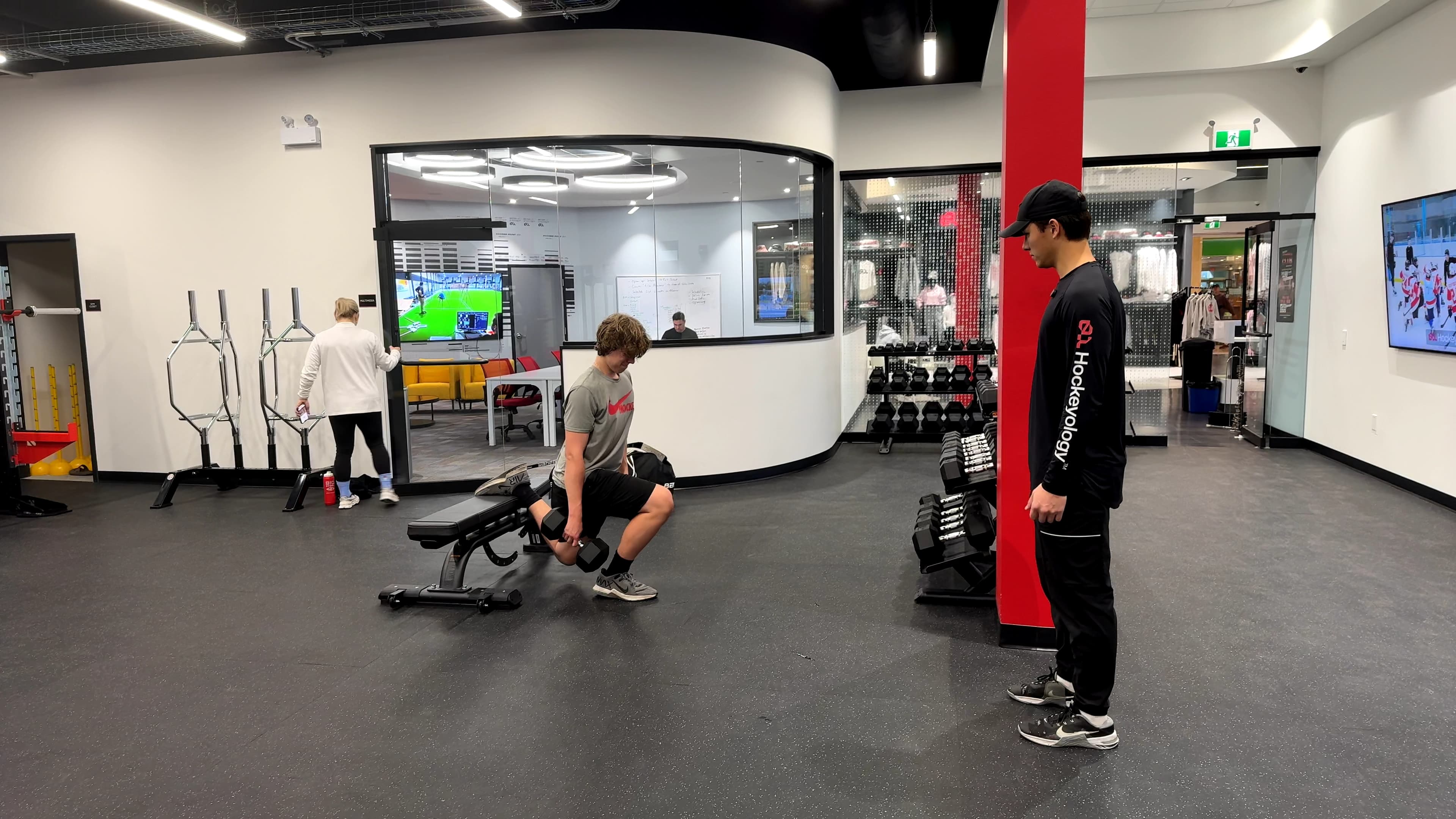 Game-speed scenario drill at Hockeyology