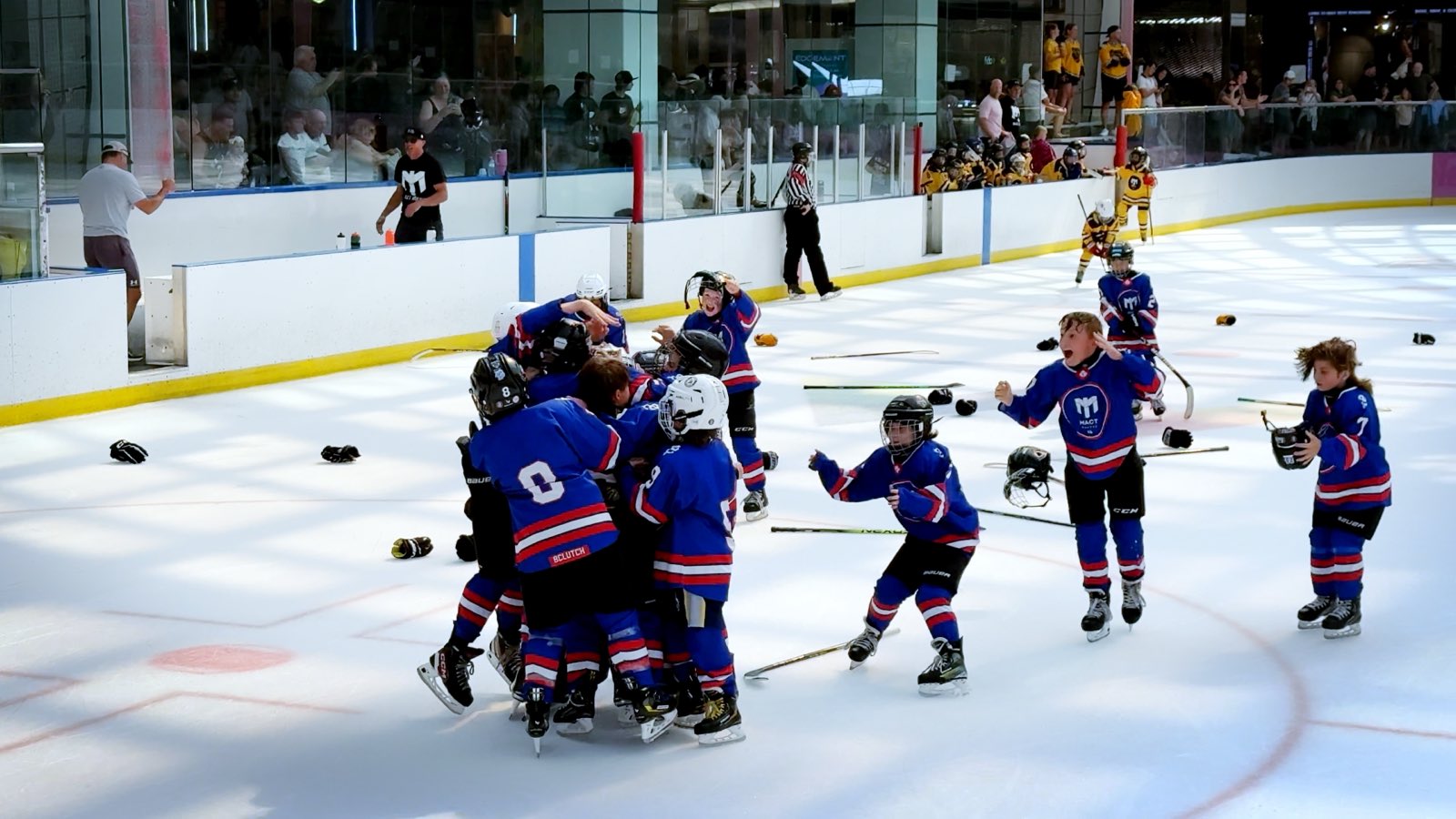 Young players at a Hockeyology Future Stars camp