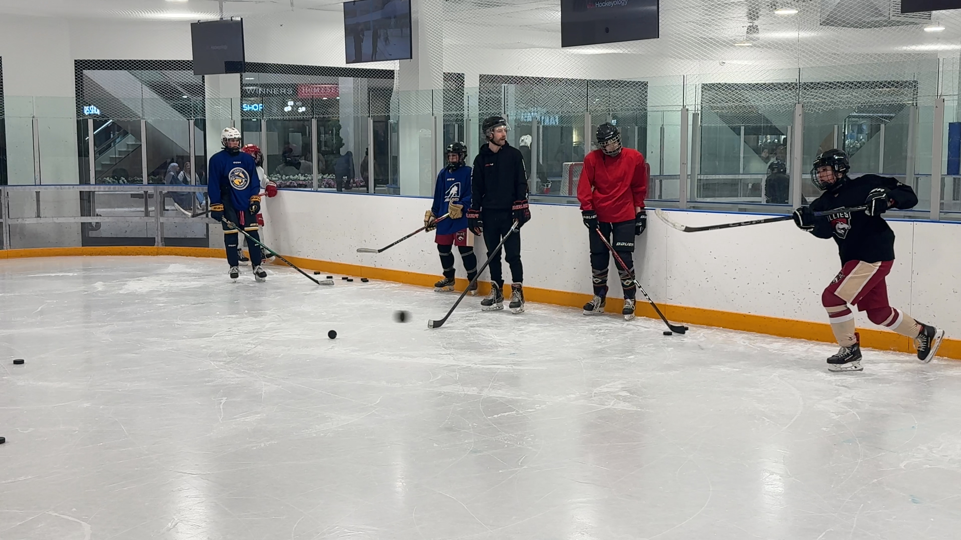 Young players in a small-area game at ZerOne